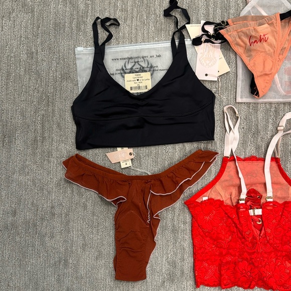 We Are HAH * Free People NWT Lingerie Bundle Size XSmall - Picture 2 of 12